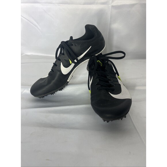 Nike Zoom Rival S Youth Sz: 6.5 Racing Cleats Black White Running Shoes - Picture 1 of 8